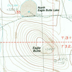 United States Geological Survey Sagebrush Knoll, OR (1984, 24000-Scale) digital map