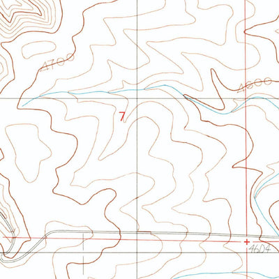 United States Geological Survey Sagebrush Valley West, NM (1989, 24000-Scale) digital map