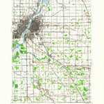 United States Geological Survey Saginaw, MI (1941, 62500-Scale) digital map