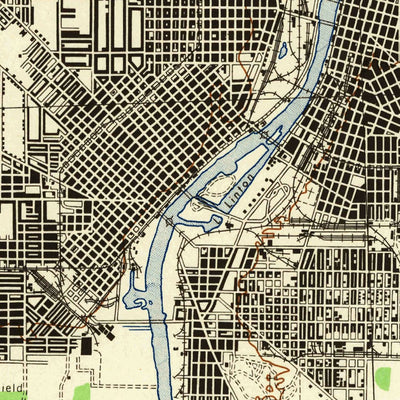 United States Geological Survey Saginaw, MI (1943, 62500-Scale) digital map