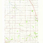 United States Geological Survey Saginaw NE, MI (1967, 24000-Scale) digital map