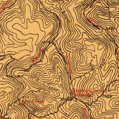 United States Geological Survey Sago, WV (1912, 48000-Scale) digital map