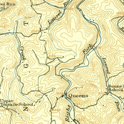 United States Geological Survey Sago, WV (1914, 62500-Scale) digital map