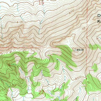 United States Geological Survey Saguache, CO (1967, 24000-Scale) digital map