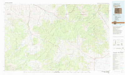 United States Geological Survey Saguache, CO (1982, 100000-Scale) digital map