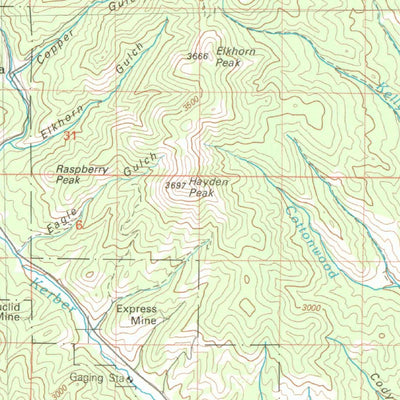 United States Geological Survey Saguache, CO (1982, 100000-Scale) digital map
