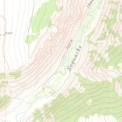 United States Geological Survey Saguache Park, CO (1967, 24000-Scale) digital map