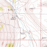 United States Geological Survey Sahara Hill, MT (1986, 24000-Scale) digital map