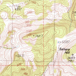 United States Geological Survey Sahara Hill, MT (1986, 24000-Scale) digital map