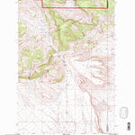 United States Geological Survey Sahara Hill, MT (1995, 24000-Scale) digital map