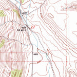 United States Geological Survey Sahara Hill, MT (1995, 24000-Scale) digital map