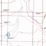 United States Geological Survey Sahara Hill SE, MT (1986, 24000-Scale) digital map