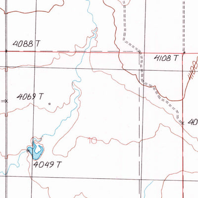United States Geological Survey Sahara Hill SE, MT (1986, 24000-Scale) digital map