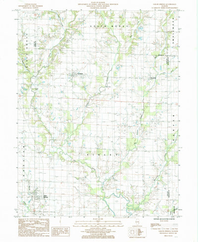 United States Geological Survey Sailor Springs, IL (1985, 24000-Scale) digital map