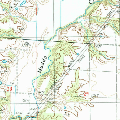 United States Geological Survey Sailor Springs, IL (1985, 24000-Scale) digital map