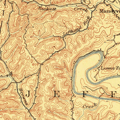 United States Geological Survey Saint Albans, WV (1909, 62500-Scale) digital map