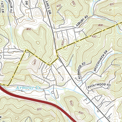United States Geological Survey Saint Albans, WV (2019, 24000-Scale) digital map