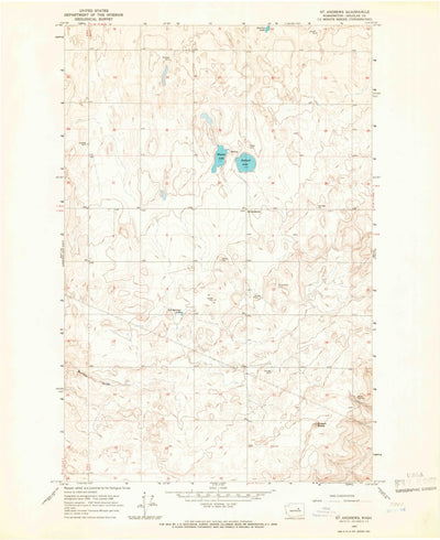 United States Geological Survey Saint Andrews, WA (1965, 24000-Scale) digital map