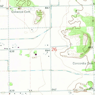 United States Geological Survey Saint Anne, IL (1964, 24000-Scale) digital map