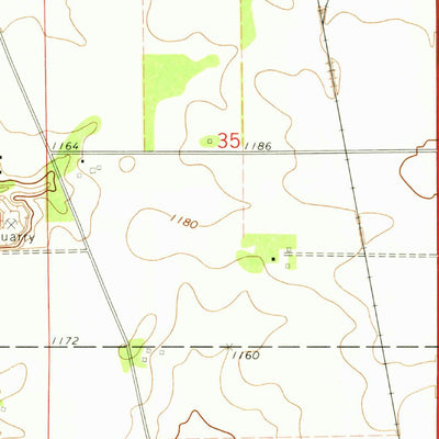 United States Geological Survey Saint Ansgar, IA-MN (1972, 24000-Scale) digital map