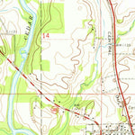 United States Geological Survey Saint Ansgar, IA-MN (1972, 24000-Scale) digital map