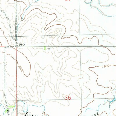 United States Geological Survey Saint Anthony, ND (1980, 24000-Scale) digital map