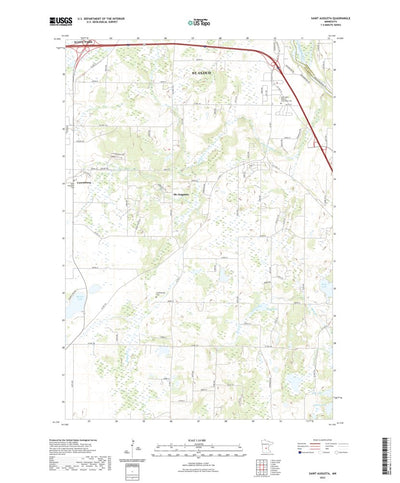 United States Geological Survey Saint Augusta, MN (2022, 24000-Scale) digital map