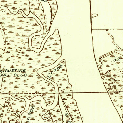 United States Geological Survey Saint Augustine, FL (1937, 24000-Scale) digital map
