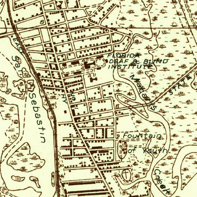 United States Geological Survey Saint Augustine, FL (1937, 24000-Scale) digital map
