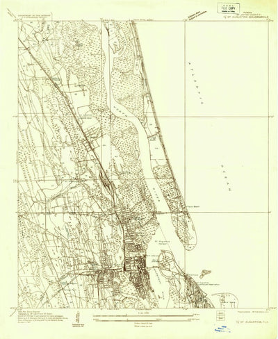 United States Geological Survey Saint Augustine, FL (1937, 24000-Scale) digital map