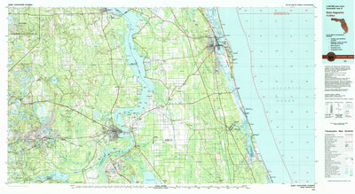 United States Geological Survey Saint Augustine, FL (1981, 100000-Scale) digital map