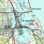 United States Geological Survey Saint Augustine, FL (1981, 100000-Scale) digital map