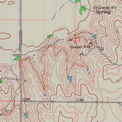 United States Geological Survey Saint Benedict, KS (1966, 24000-Scale) digital map