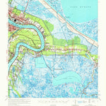 United States Geological Survey Saint Bernard, LA (1969, 62500-Scale) digital map