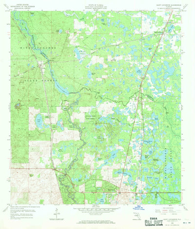 United States Geological Survey Saint Catherine, FL (1958, 24000-Scale) digital map