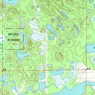 United States Geological Survey Saint Catherine, FL (1958, 24000-Scale) digital map