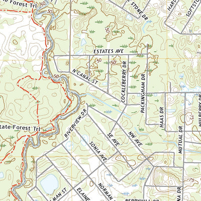 United States Geological Survey Saint Catherine, FL (2021, 24000-Scale) digital map