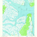 United States Geological Survey Saint Catherines Sound, GA (1954, 24000-Scale) digital map