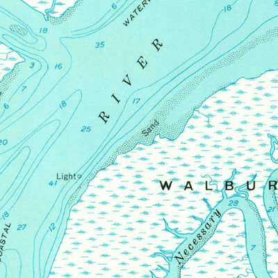 United States Geological Survey Saint Catherines Sound, GA (1954, 24000-Scale) digital map