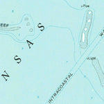 United States Geological Survey Saint Charles Bay SW, TX (1952, 24000-Scale) digital map