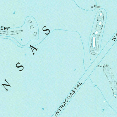 United States Geological Survey Saint Charles Bay SW, TX (1952, 24000-Scale) digital map
