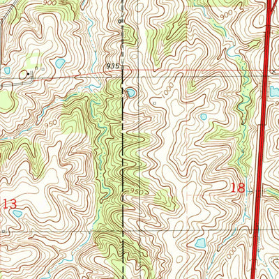 United States Geological Survey Saint Charles, IA (1983, 24000-Scale) digital map