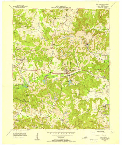 United States Geological Survey Saint Charles, KY (1954, 24000-Scale) digital map