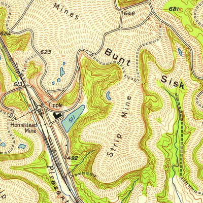 United States Geological Survey Saint Charles, KY (1954, 24000-Scale) digital map
