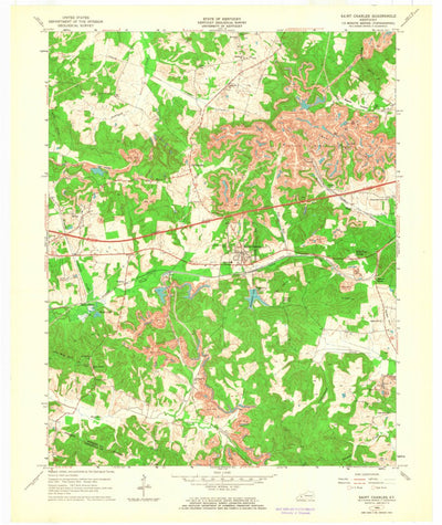 United States Geological Survey Saint Charles, KY (1963, 24000-Scale) digital map