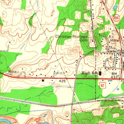 United States Geological Survey Saint Charles, KY (1963, 24000-Scale) digital map