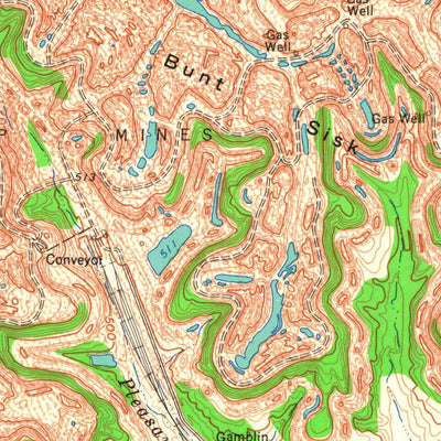 United States Geological Survey Saint Charles, KY (1963, 24000-Scale) digital map