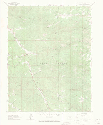 United States Geological Survey Saint Charles Peak, CO (1963, 24000-Scale) digital map