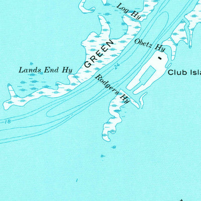 United States Geological Survey Saint Clair Flats, MI (1968, 24000-Scale) digital map