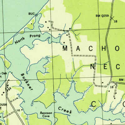 United States Geological Survey Saint Clements Island, MD-VA (1943, 31680-Scale) digital map